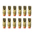 Bebedouro Porco Suíno Mordida Latão Médio Kit com 12 Bebedouro Porco Suíno Mordida Latão Médio Kit com 12