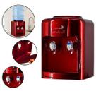 Bebedouro Refrigerado Água Gelada Natural Galão Garrafão Mesa Eletrônico Vermelho Importway Iwbar