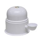 Bebedouro Vida Mansa Alumínio para Cães e Gatos Branco - 1,4L