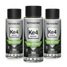 Bebida de éster de cetona KetoneAid KE4 Pro 3 frascos e 36 porções