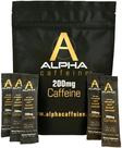 Bebida energética Alpha Caffeine 200 mg sem sabor 15 palitos