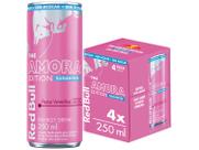 Bebida Energética Red Bull Energy Drink Edition Sugarfree Amora Zero Açúcar 250ml 4 Unidades