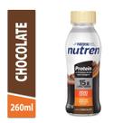 Bebida Láctea Nutren Protein 15g de proteínas Chocolate 24x260ml