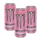 Bebida Monster Strawberry Dreams Importado 500ml - 3 latas