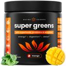 Bebida probiótica NutraChamps Super Greens em pó 250ml de manga Bebida probiótica NutraChamps Super Greens em pó 250ml de manga
