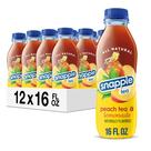 Bebida Snapple Chá de Pêssego com Limonada 473 ml Pacote com 12