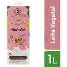 Bebida vegetal a tal da castanha amêndoa 1l leve, suave e natural