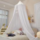 Bed Canopy dix-rainbow Princess Decor para quarto de crianças (branco)