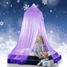 Bed Canopy Eimilaly Princess Glow in The Dark Snowflakes