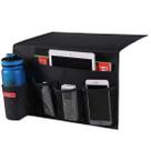 Bedside Caddy Zafit, 5 bolsos para garrafas de água e revistas