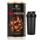 Beef protein Cacao 480g - Essential Nutrittion + Coqueteleira Beef protein Cacao 480g - Essential Nutrittion + Coqueteleira