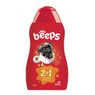 Beeps Shampoo 2 Em 1 500ml Pet Society - Shampoo 2 Em 1 Premium para Cães e Gatos