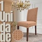 Belga - Capa de Cadeira Linha Gold - Caramelo