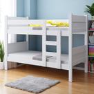 Beliche 100% Mdf Fortaleza - Duas Camas Solteiro Compacta e Moderna Branco