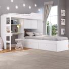 Beliche 6 Portas 1 Gaveta Cj038 Branco - Art In Móveis Beliche 6 Portas 1 Gaveta Cj038 Branco - Art In Móveis