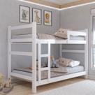 Beliche Aconchego 100% Mdf com Escada e Grade de Proteção Branco - Panorama Móveis