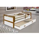 Beliche Bianca Design Infantil Solteiro - Branco/amêndoa