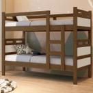 Beliche Cama Solteiro Vira Duas Camas, Reforçada Multifuncional Resistente Até 100kg por Cama