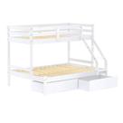 Beliche Casal/Solteiro Eco com 02 Gavetas Madeira Maciça Branco Mobilistore Beliche Casal/Solteiro Eco com 02 Gavetas Madeira Maciça Branco Mobilistore