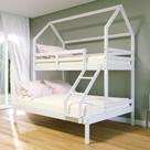 Beliche Casinha Casal/Solteiro Slim RB Madeira Branco