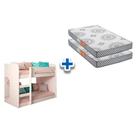 Beliche Cimol Ema+2 Colchões Polar Gray D20 Branco