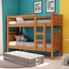 Beliche Com 2 Colchões D33 Premium Conforto E Segurança Nature