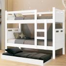 Beliche Confortável Compacta MDF Reforçada Com Cama Auxiliar Prática