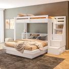 Beliche Family Adulto com Nichos e Escada Multifuncional Moon Yescasa