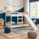 Beliche Infantil Flora 154x75 Juvenil 100% MDF com Grade Protetora Escorregador