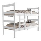 Beliche Infantil Grécia Branca 100% Mdf Vira Duas Camas