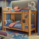 Beliche Infantil/Juvenil 100% MDF com Prateleira July