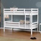Beliche Infantil Slim com Grade de Proteção Madeira Maciça Branco Housin