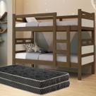 Beliche Jaspe Que Vira 2 Camas Solteiro Completa 2 Colchões