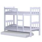 Beliche Madeira Maciça Com Auxiliar Perola Branco Super Reforçado