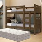 Beliche Moderna Vira duas Camas + 2 Colchões D33 Premium