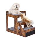 Beliche para animais de estimação VEVOR com escadas removíveis e armazenamento para cães/gatos