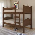 Beliche Pequim Art Panta 100% Mdf C/ Escada Vira 2 Camas P/Colchão 188x88- Super Reforçada - Freijo Beliche Pequim Art Panta 100% Mdf C/ Escada Vira 2 Camas P/Colchão 188x88- Super Reforçada - Freijo
