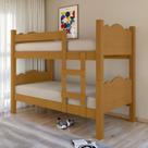 Beliche Pequim Art Panta 100% Mdf C/ Escada Vira 2 Camas P/Colchão 188x88- Super Reforçada - Nature Beliche Pequim Art Panta 100% Mdf C/ Escada Vira 2 Camas P/Colchão 188x88- Super Reforçada - Nature