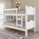Beliche Pequim Art Panta 100 Mdf Com Escada Vira 2 Camas Para Colchão 188x88 Super Reforçada Branco Beliche Pequim Art Panta 100 Mdf Com Escada Vira 2 Camas Para Colchão 188x88 Super Reforçada Branco
