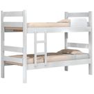 Beliche Prisma Plus para Colchão 88cm com Escada e Proteção J e a Cor Branco