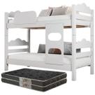 Beliche Reforçada Duravel Kit com 2 Colchões Confortáveis Beliche Reforçada Duravel Kit com 2 Colchões Confortáveis