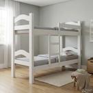 Beliche Solteiro 100% MDF com Grade de Segurança Absolut Branco