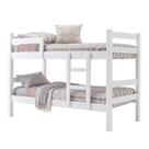 Beliche Solteiro Cami Escada Reversível MDF Branco J&A Móveis Beliche Solteiro Cami Escada Reversível MDF Branco J&A Móveis