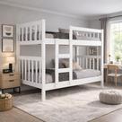 beliche solteiro capri que vira cama madeira mdf branca para pousada