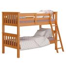 Beliche Solteiro Juvenil com Escada Móvel Joy P05 Mel Acetinado - Mpozenato