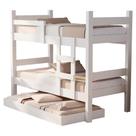 Beliche Solteiro Leticia com Cama Auxiliar Mili Mdf Branco Milani Movelaria