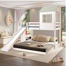 Beliche Solteiro Queen Montessoriano Cabana com Escorregador e Estante Casatema MadeiraOriginals Beliche Solteiro Queen Montessoriano Cabana com Escorregador e Estante Casatema MadeiraOriginals
