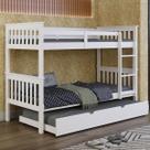 Beliche Triplo Solteiro Merk De Madeira Com Cama Auxliar