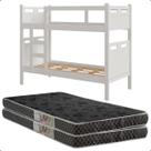 Beliche Vira Duas Camas Completa com Colchoes D20 Estilo Moderno Beliche Vira Duas Camas Completa com Colchoes D20 Estilo Moderno