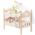 Beliches para bonecas ROBOTIME Baby Doll para bonecas de 18 polegadas, madeira, 2 unidades